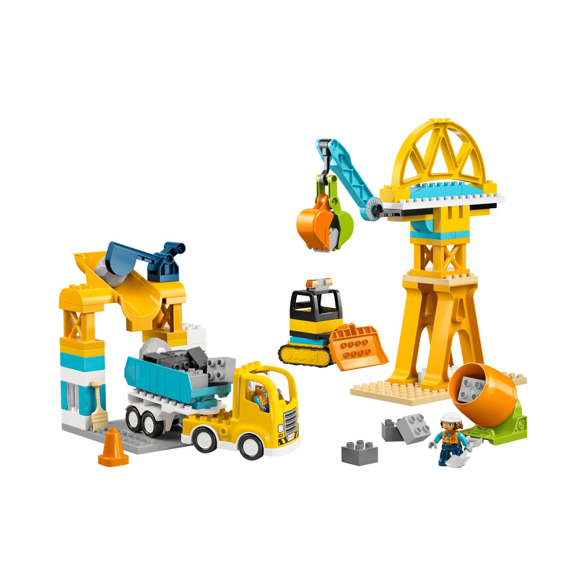 LEGO коцки, Duplo, 3 in 1 Construction Site and Vehicles 