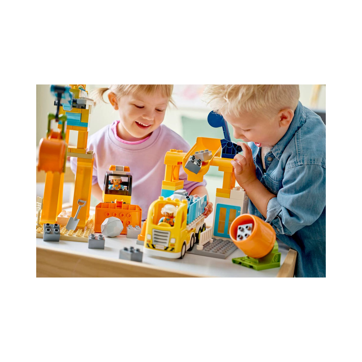 LEGO коцки, Duplo, 3 in 1 Construction Site and Vehicles 