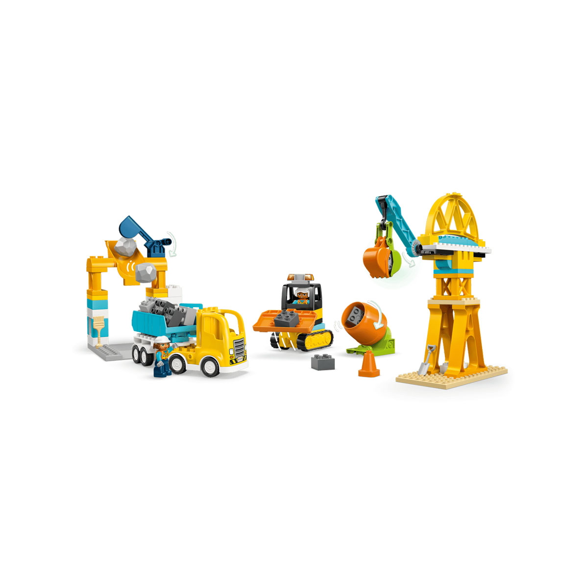 LEGO коцки, Duplo, 3 in 1 Construction Site and Vehicles 