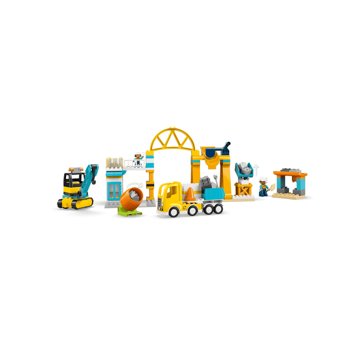 LEGO коцки, Duplo, 3 in 1 Construction Site and Vehicles 