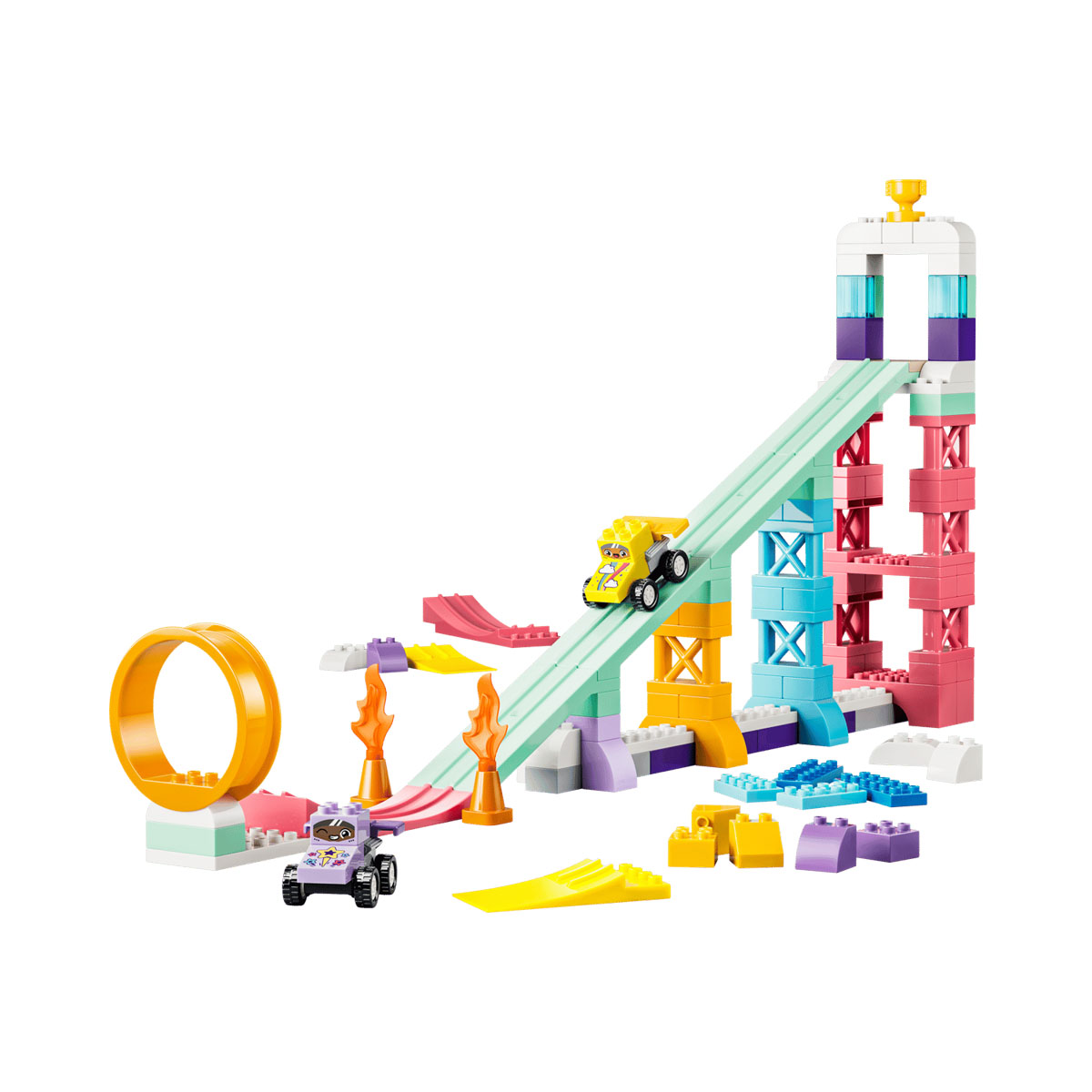 LEGO коцки, Duplo, 3 in 1 Creative Ramps with Vehicles 