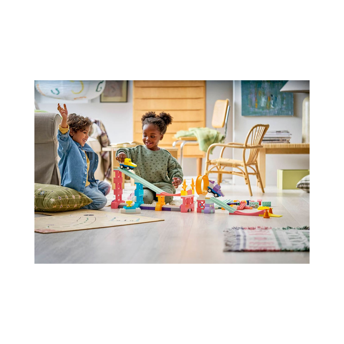LEGO коцки, Duplo, 3 in 1 Creative Ramps with Vehicles 