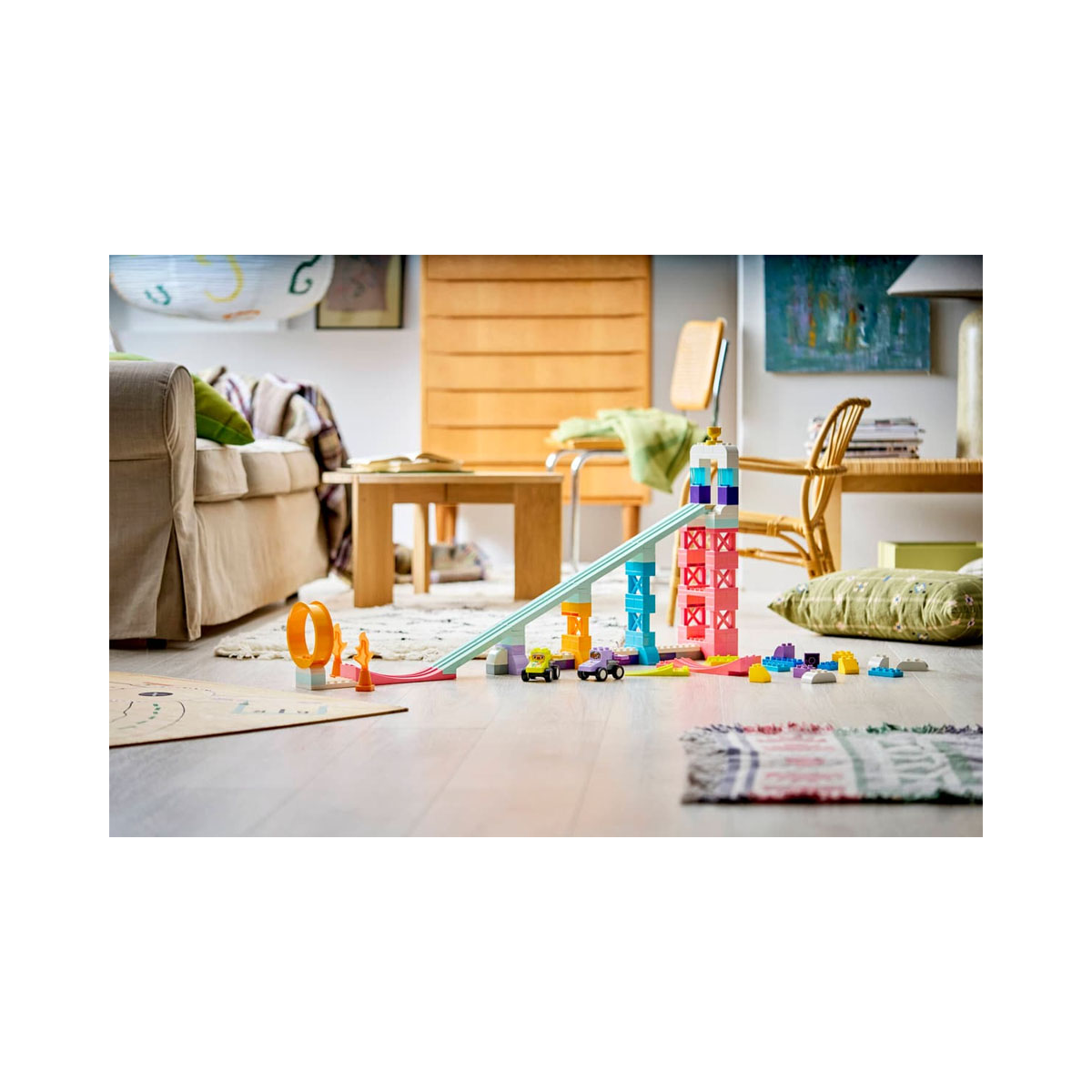 LEGO коцки, Duplo, 3 in 1 Creative Ramps with Vehicles 