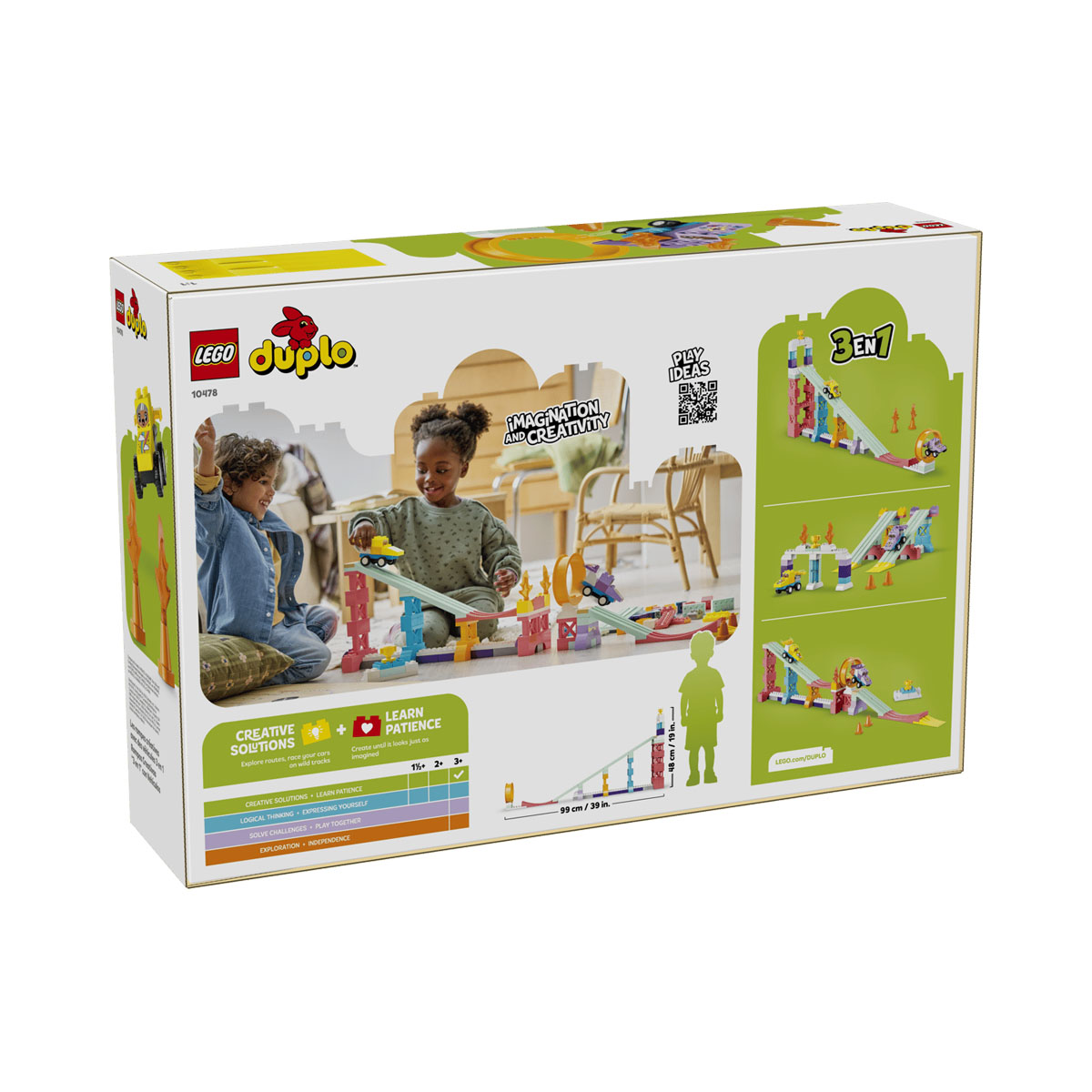 LEGO коцки, Duplo, 3 in 1 Creative Ramps with Vehicles 