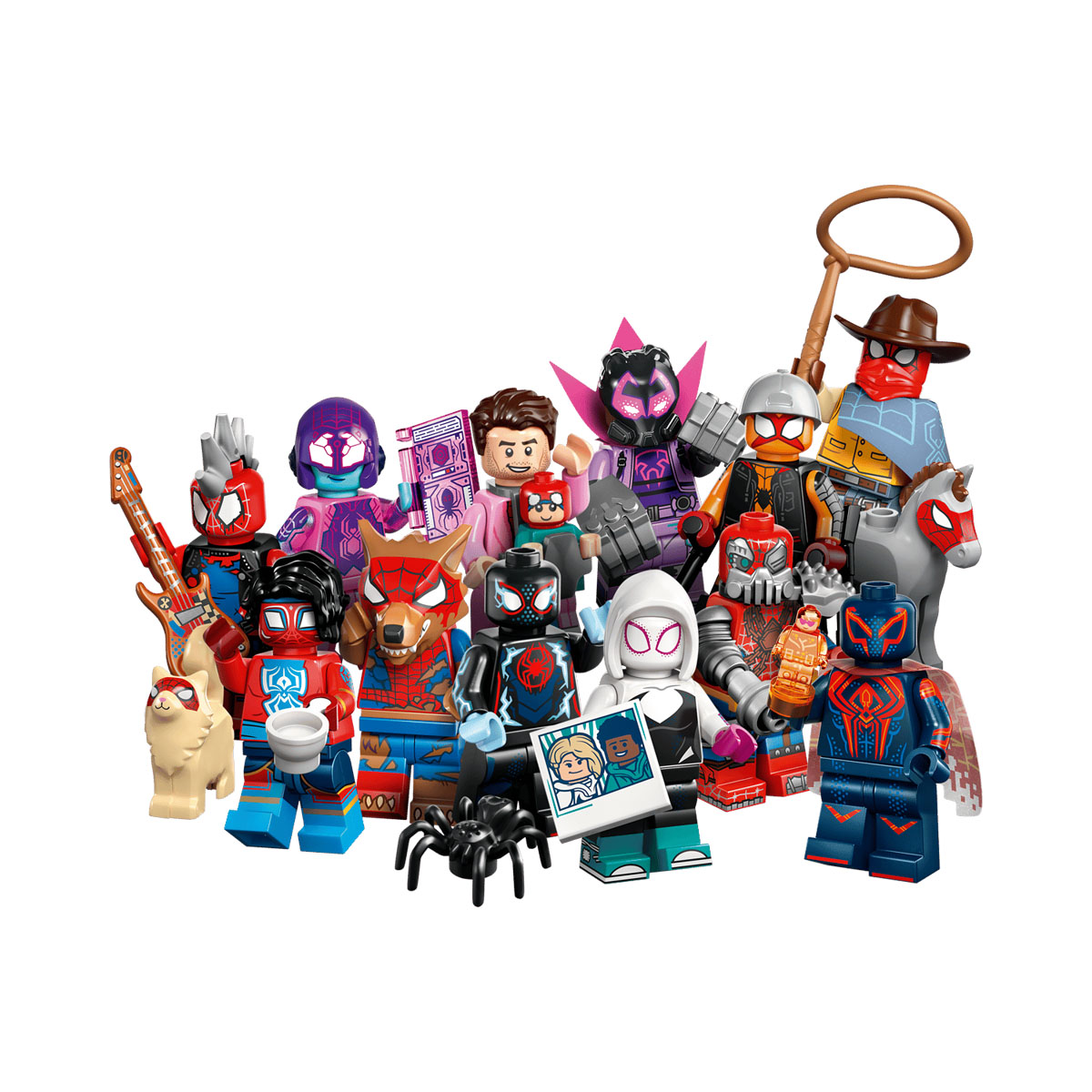 LEGO минифигура, Spider-Man: Across the Spider-Verse, 12 модели 