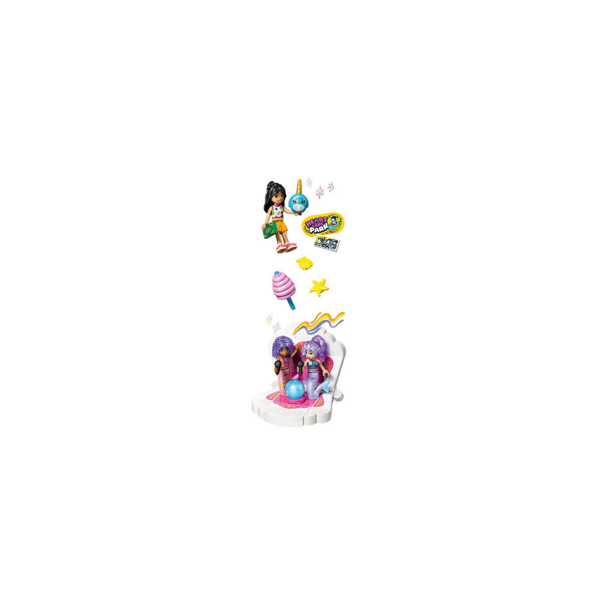 LEGO коцки, Friends, Mermaid Roller Coaster Ride 