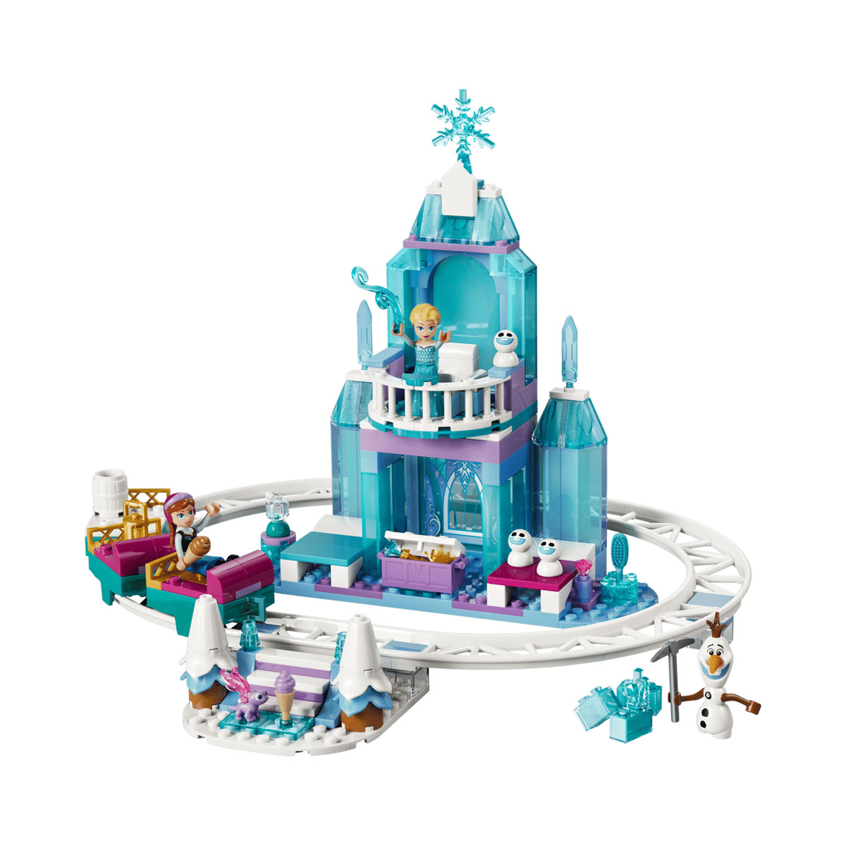 LEGO коцки, Disney, Elsa's Ice Castle & Snow Ride Adventure 