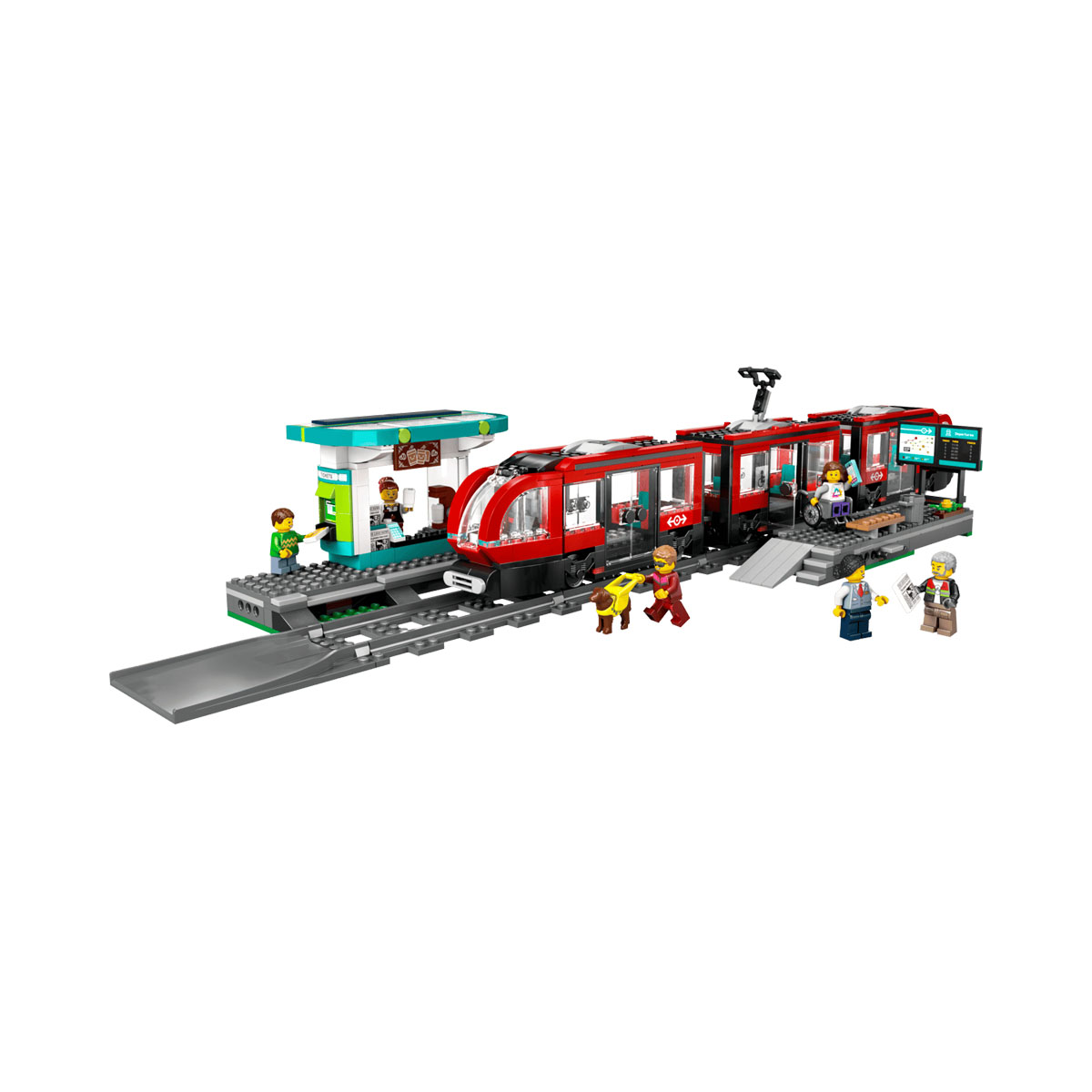 LEGO коцки, City, Downtown Streetcar and Station 