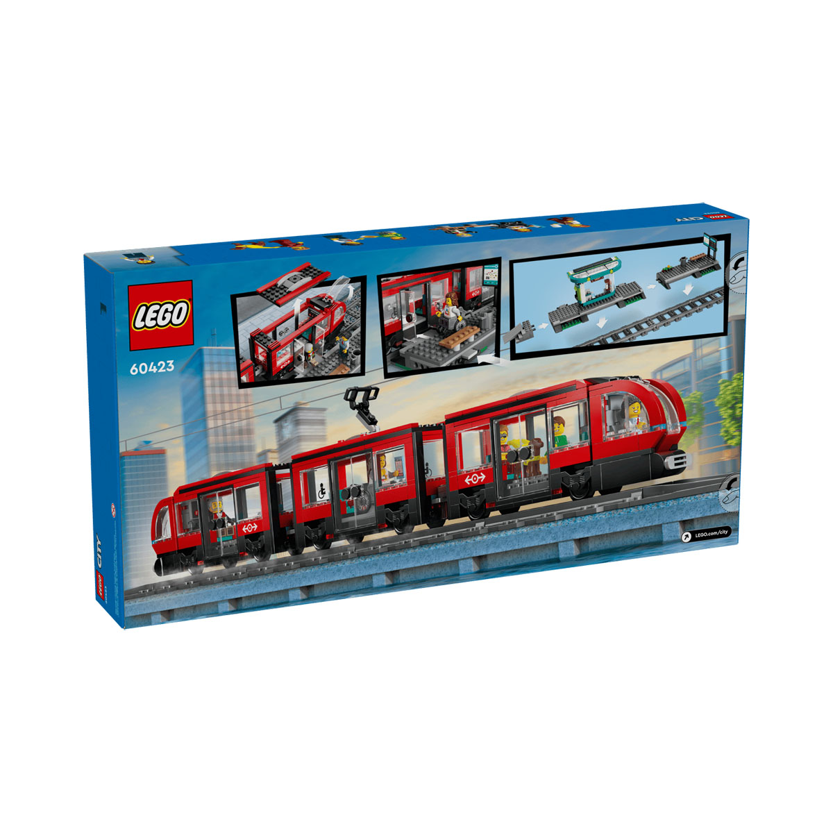 LEGO коцки, City, Downtown Streetcar and Station 