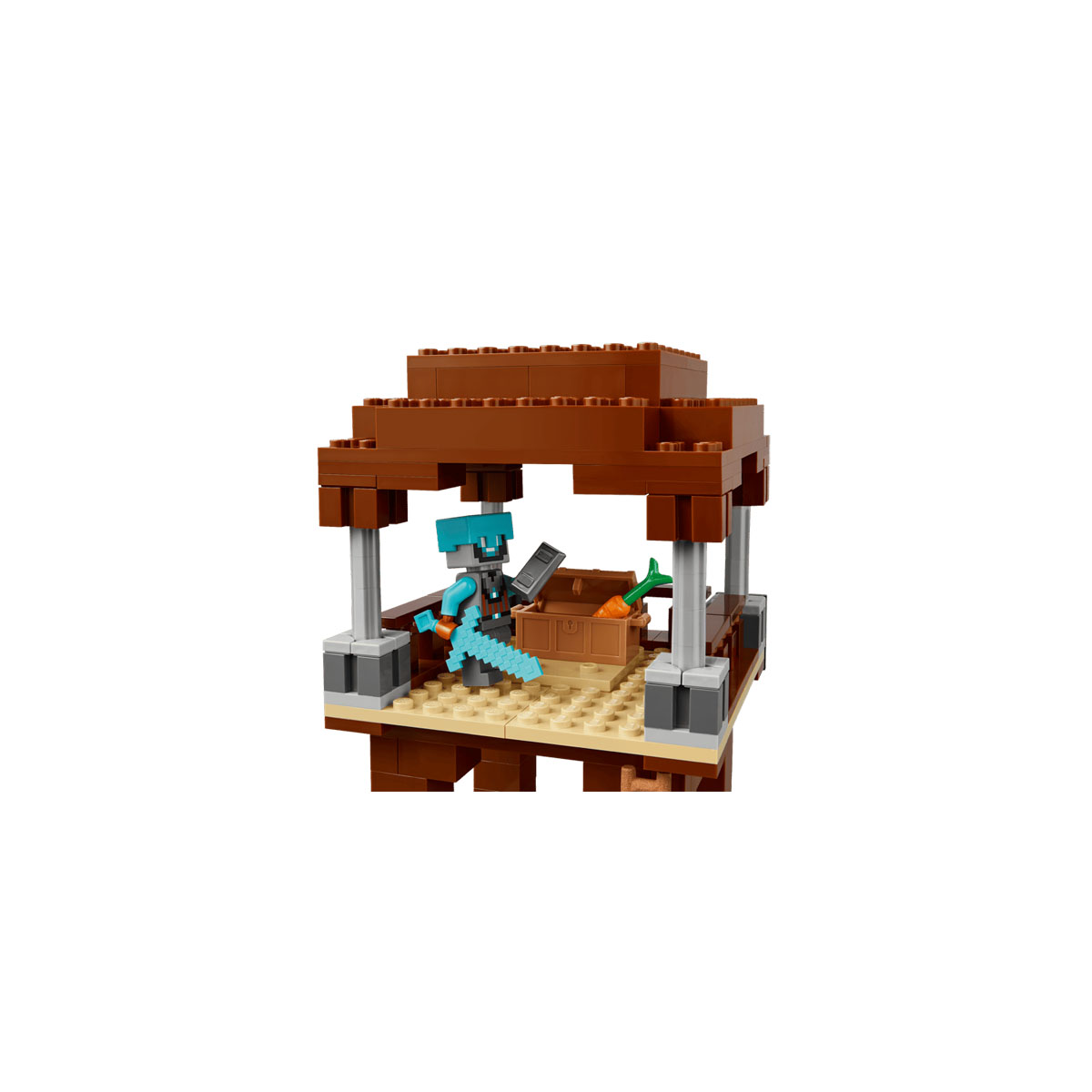 LEGO коцки, Minecraft, The Pillager Outpost and Ravager 