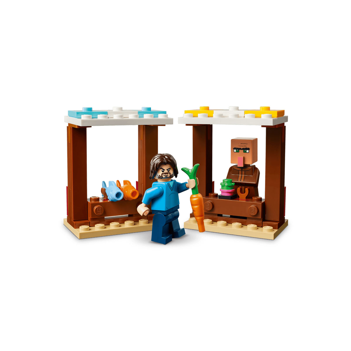 LEGO коцки, Minecraft, The Ghast Balloon Village Attack 