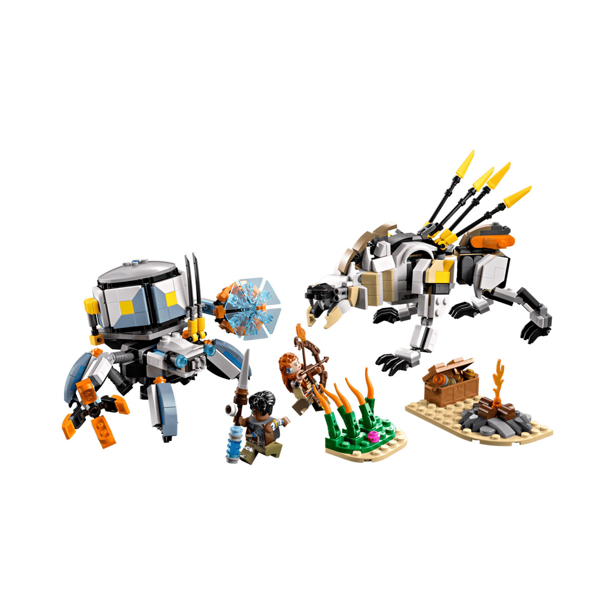 LEGO коцки, Horizon Adventure, Aloy & Varl vs. Shell-Walker & Sawtooth 