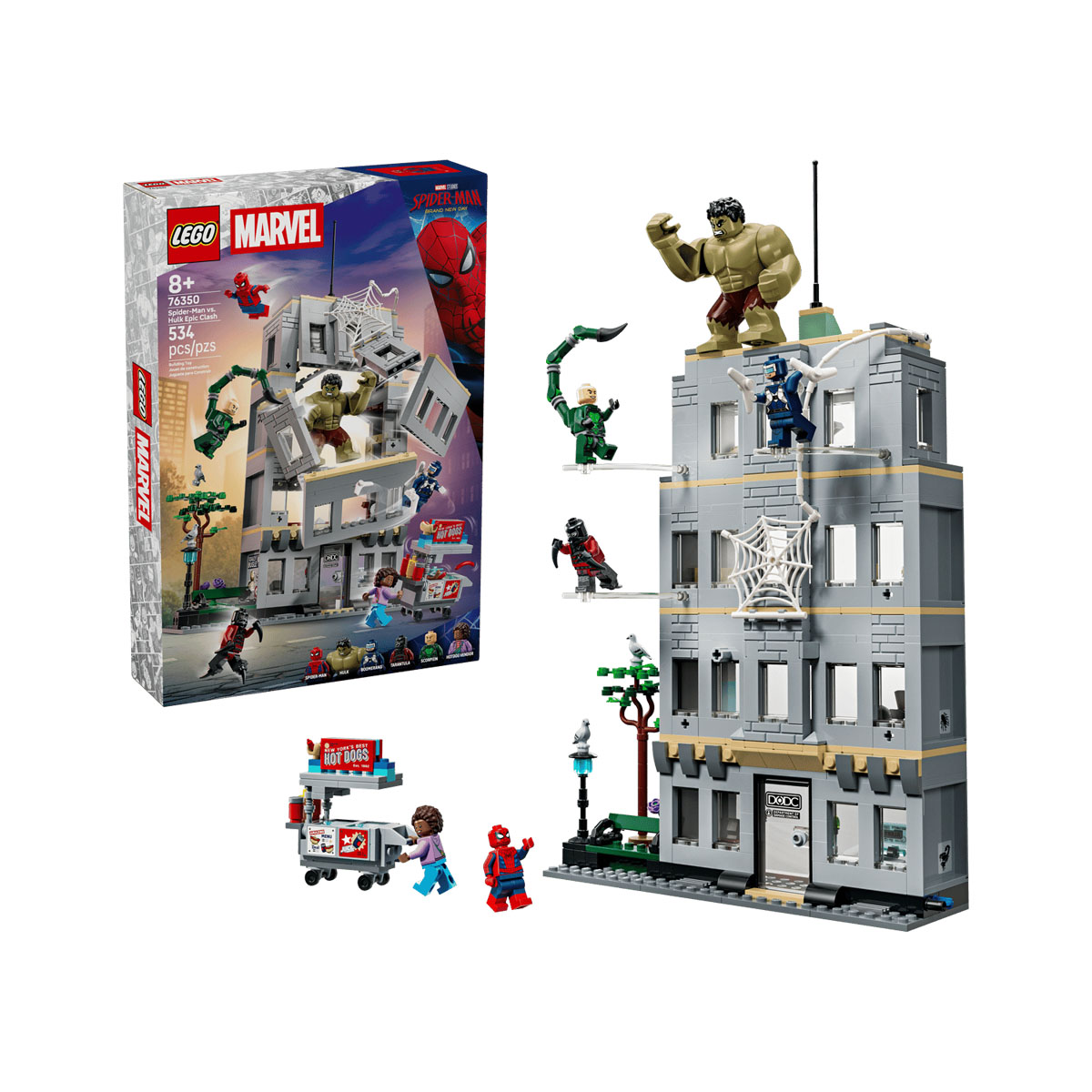 LEGO коцки, Marvel, Spider-Man vs. Hulk Epic Clash 