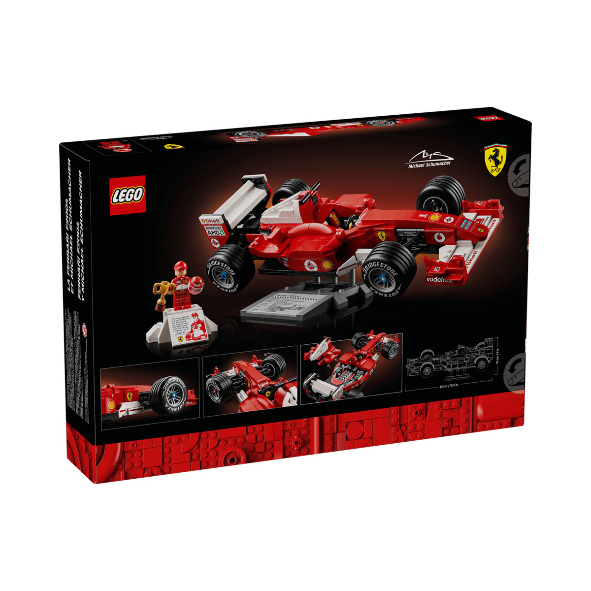 LEGO коцки, LEGO Icons, Ferrari F2004 & Michael Schumacher 