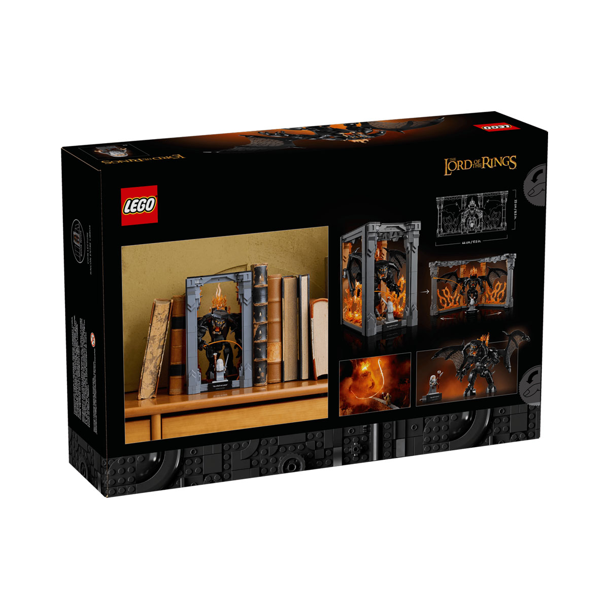 LEGO коцки, LEGO Icons, The Lord of the Rings: Balrog Book Nook 