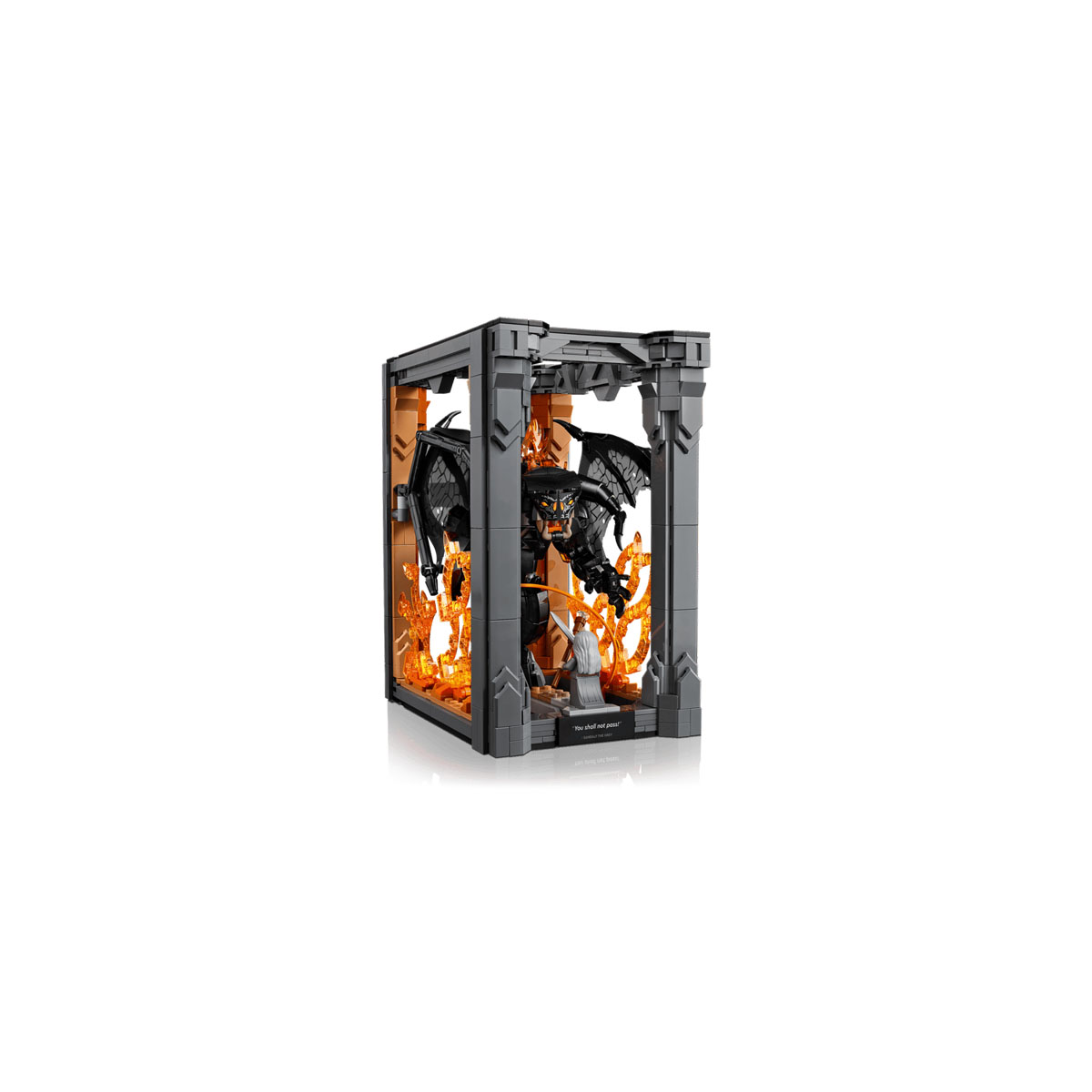 LEGO коцки, LEGO Icons, The Lord of the Rings: Balrog Book Nook 