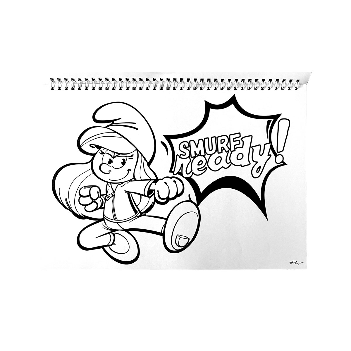 Блок со стикери, Smurfs 