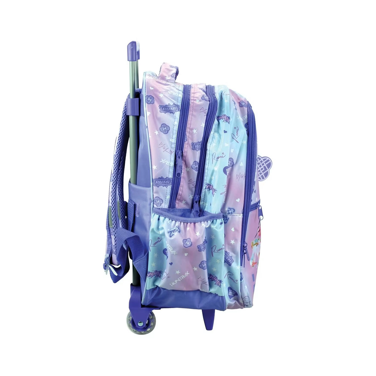 Ранец со тркалца, K Pop Demon Hunters - Huntrix Lilac, 46 cm 