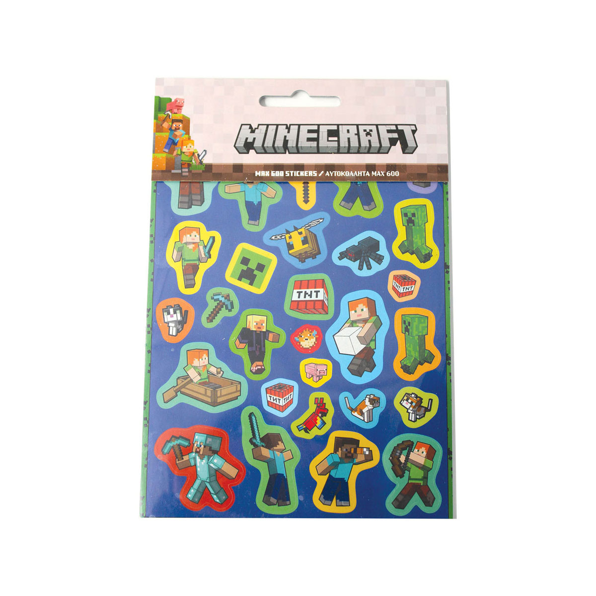 Сет од 600 стикери, Minecraft 