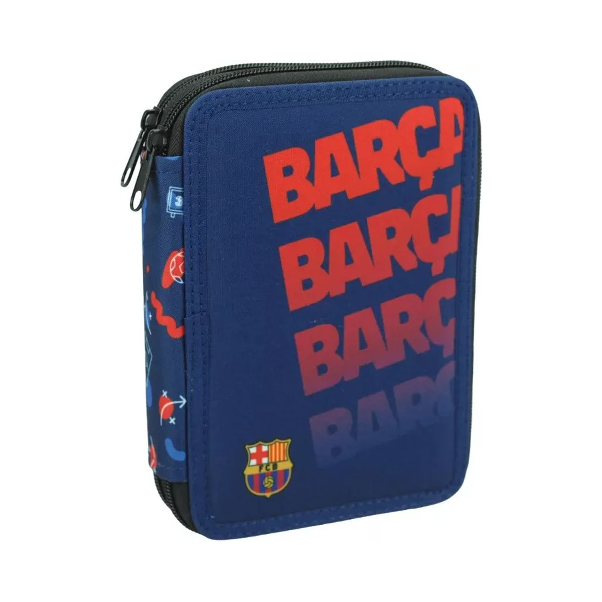 Несесер за моливи - полн, FC Barcelona 