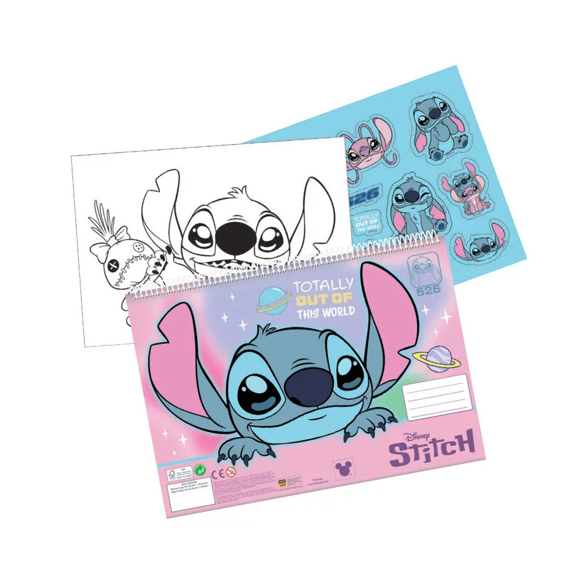 Блок со стикери, Disney: Stitch - Totally Out Of This World 