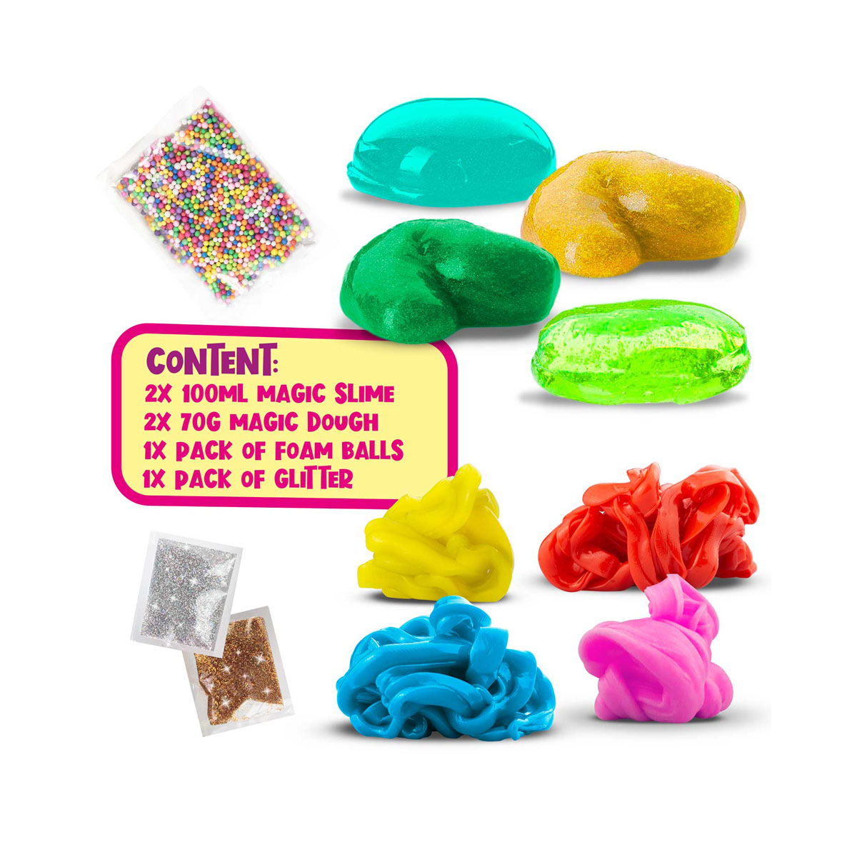 Сет слајмови, Magic Dough - Compound Fun Box 