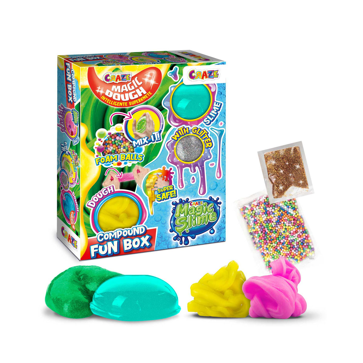 Сет слајмови, Magic Dough - Compound Fun Box 