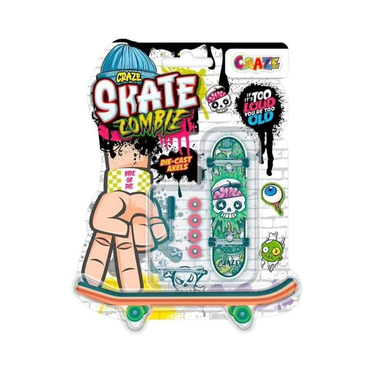 Мини скејтборд, Craze Skate, 4 дизајни 