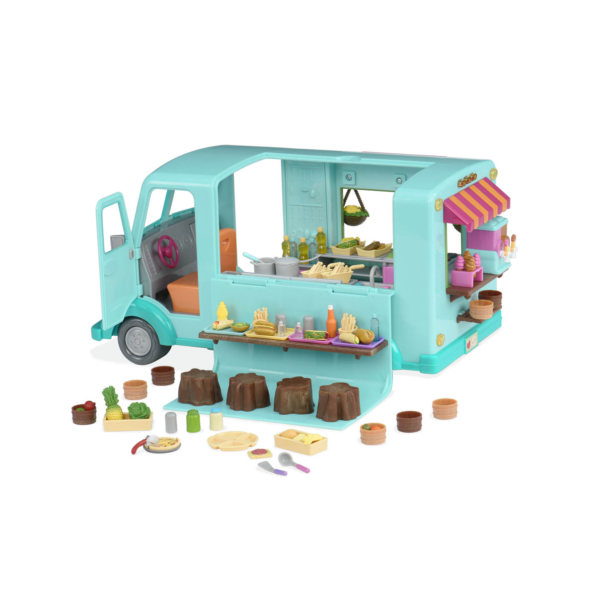 Сет за игра, Lil Woodzeez - Honeysuckle Sweets & Treats Truck 