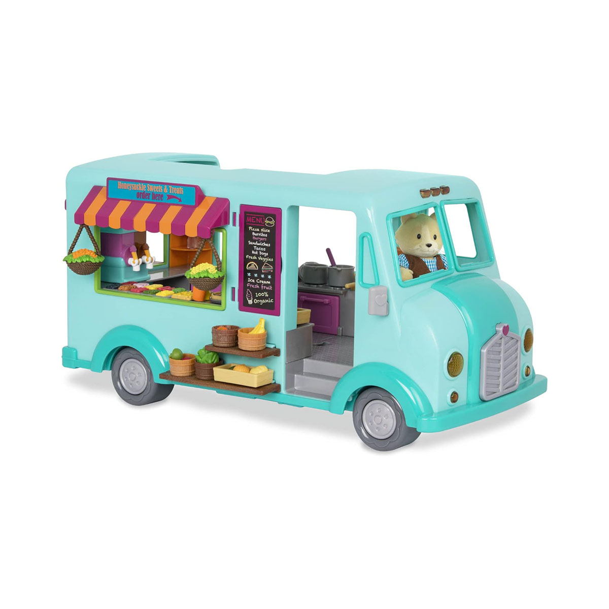 Сет за игра, Lil Woodzeez - Honeysuckle Sweets & Treats Truck 