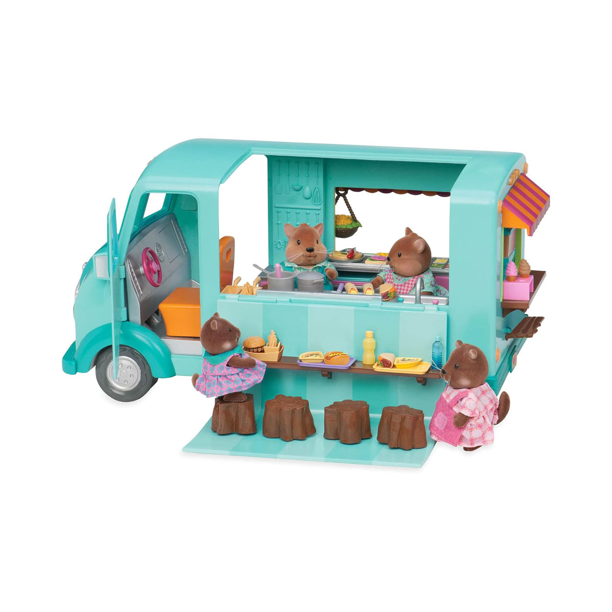Сет за игра, Lil Woodzeez - Honeysuckle Sweets & Treats Truck 