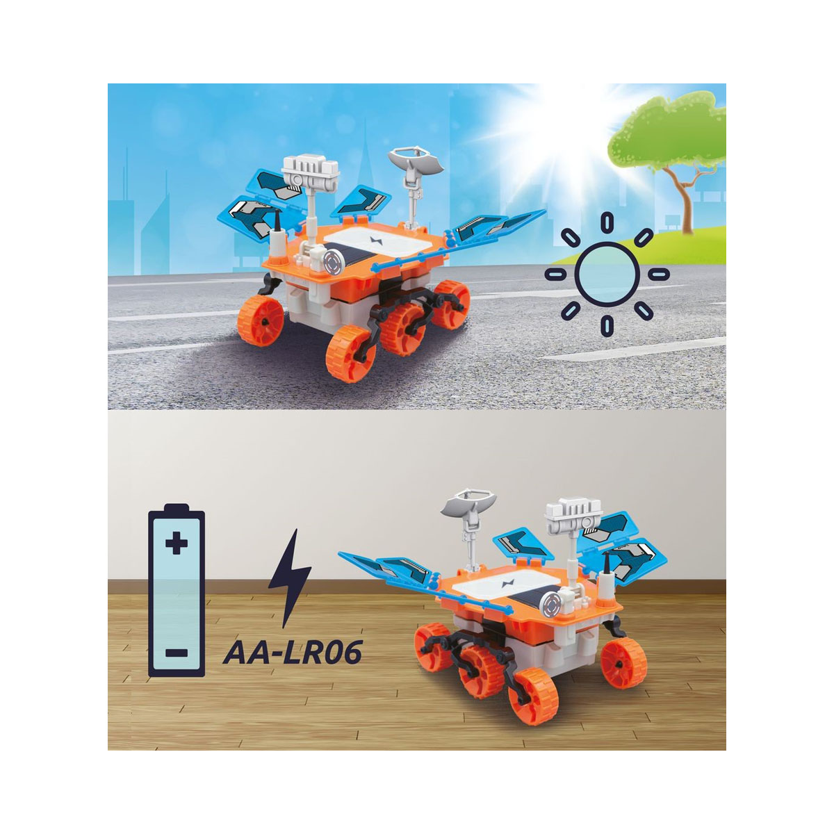 Сет за градба 'Solar Powered Mars Rover' 