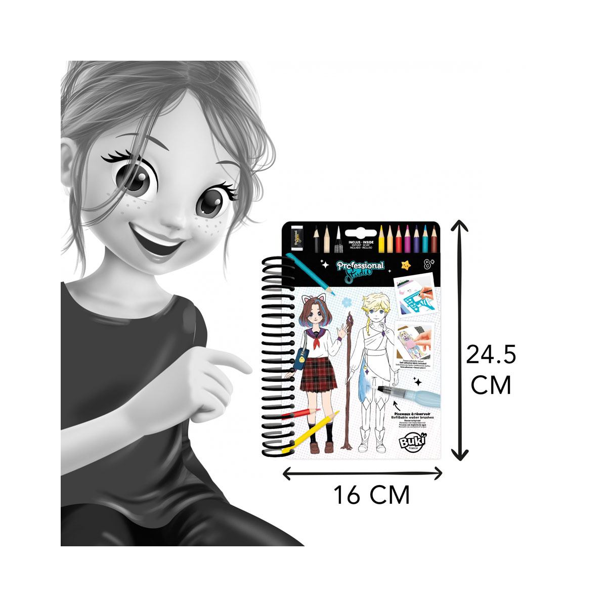 Креативен сет 'Professional Studio - Manga' 
