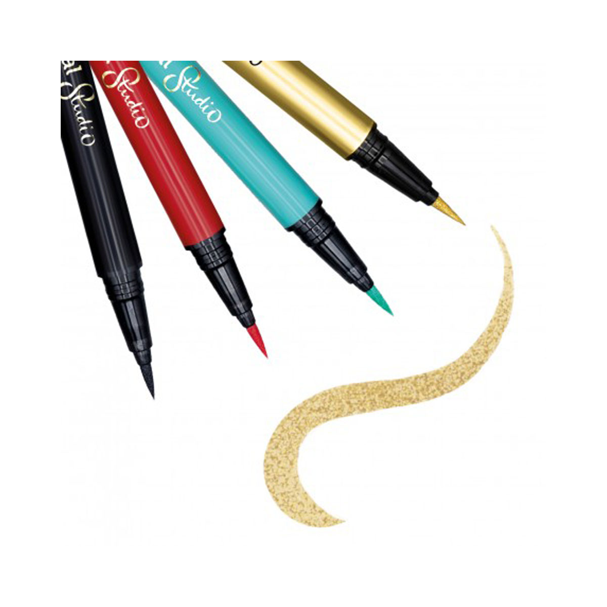 Сет за цртање на детски тетоважи 'Professional Studio Tattoo Pens - Gold' 