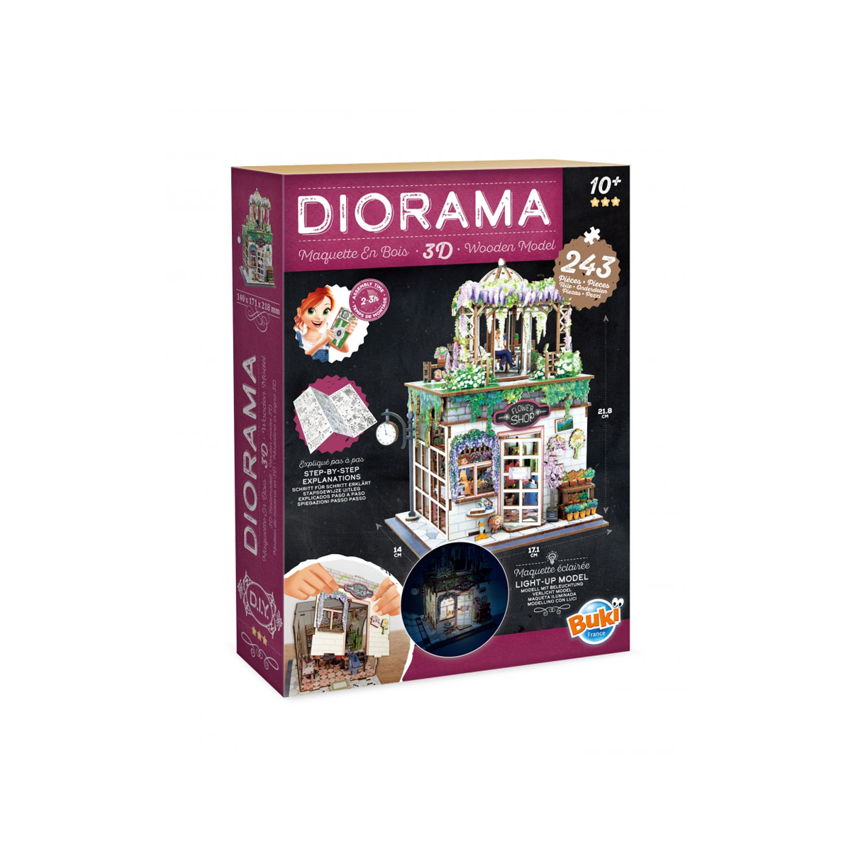 Сет за изработка на диорама 'Flower Shop' 