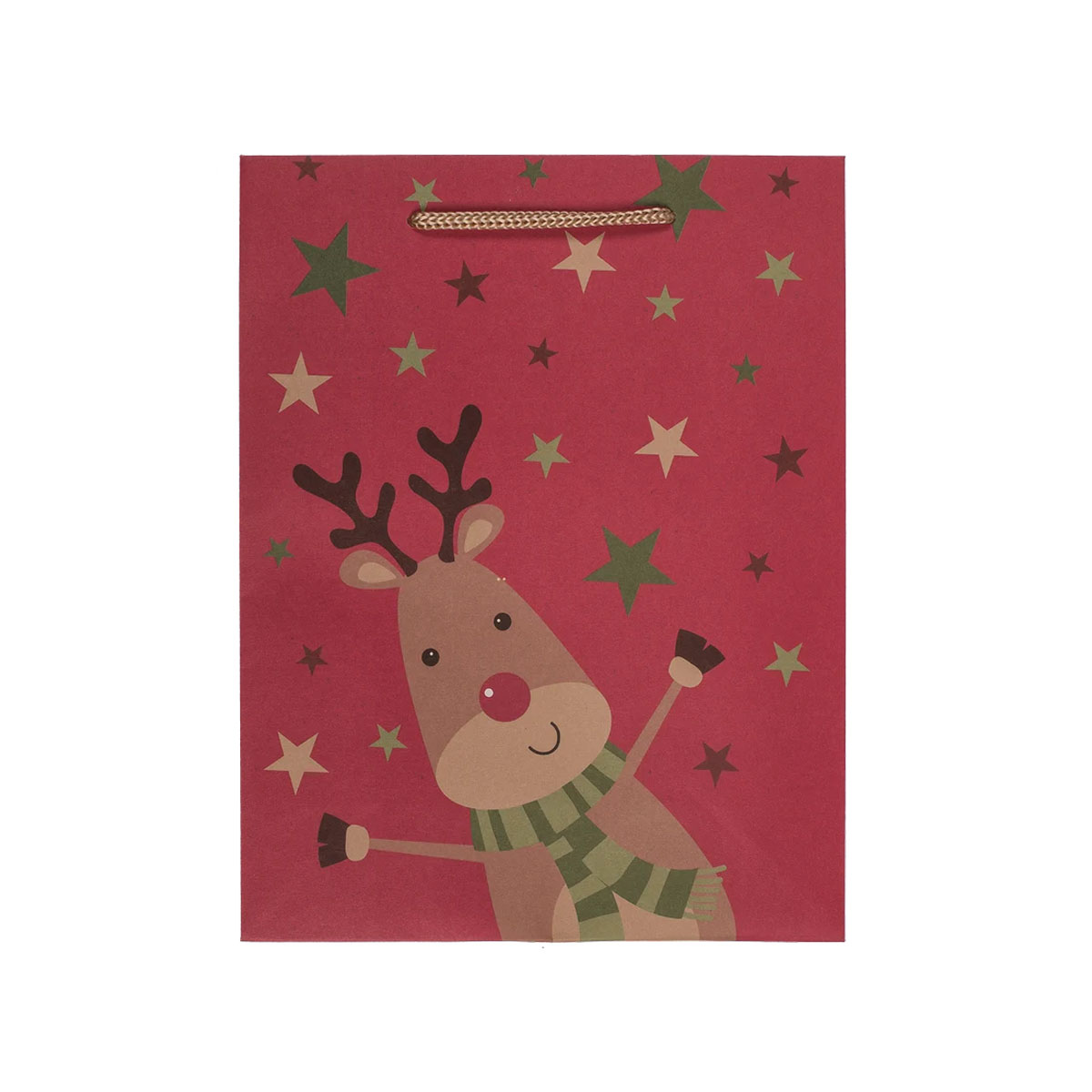 Украсна хартиена кеса 'Christmas Friends', 4 дизајни 