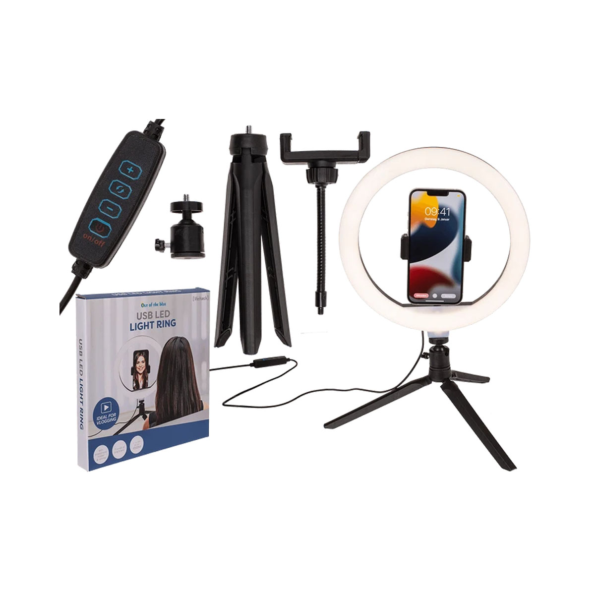 USB LED прстен за снимање 