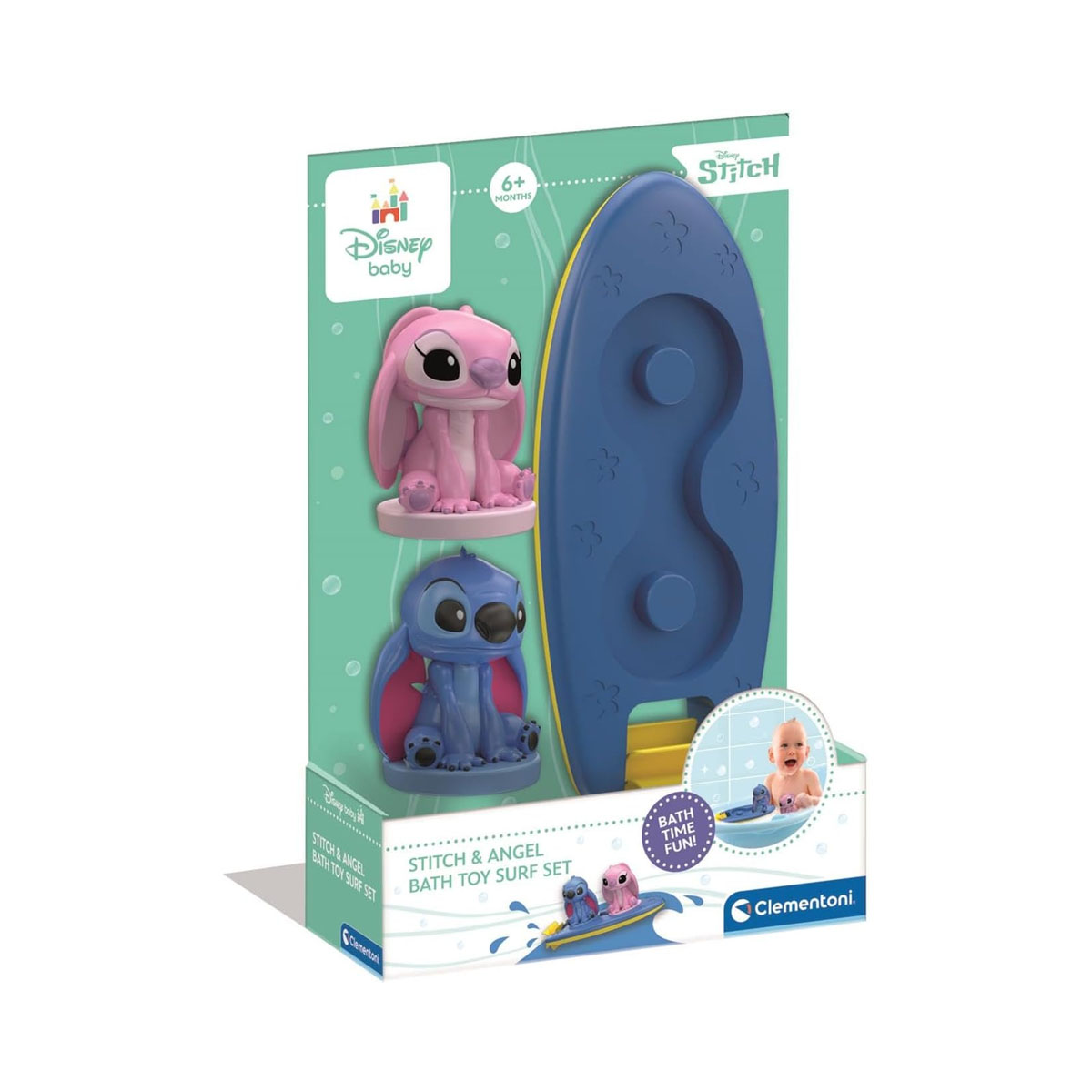Сет за игра во бања, Disney Baby - Stitch & Angel Surf Set 