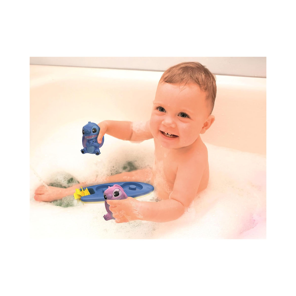Сет за игра во бања, Disney Baby - Stitch & Angel Surf Set 