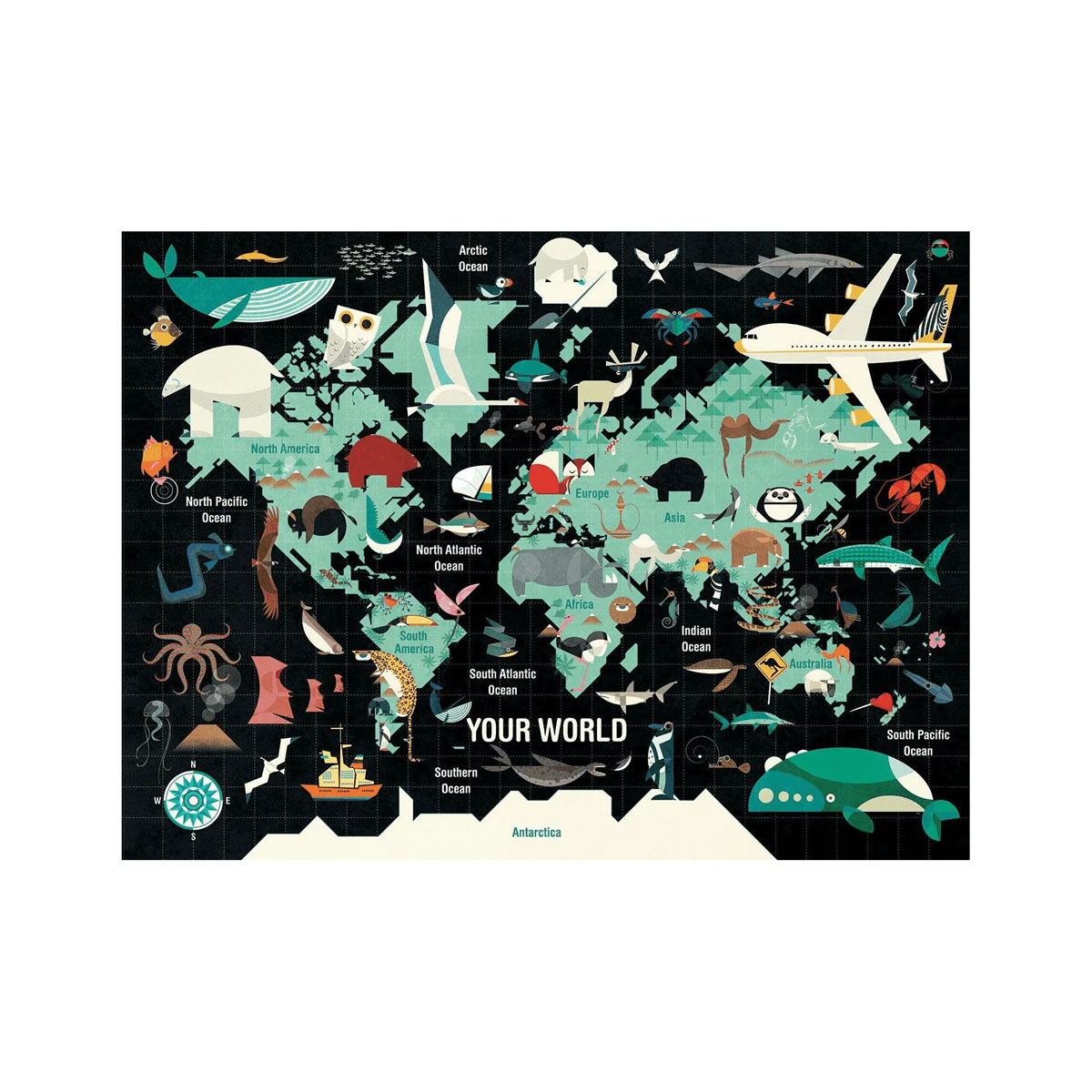 Сложувалка 'Your World', 1000 парчиња 