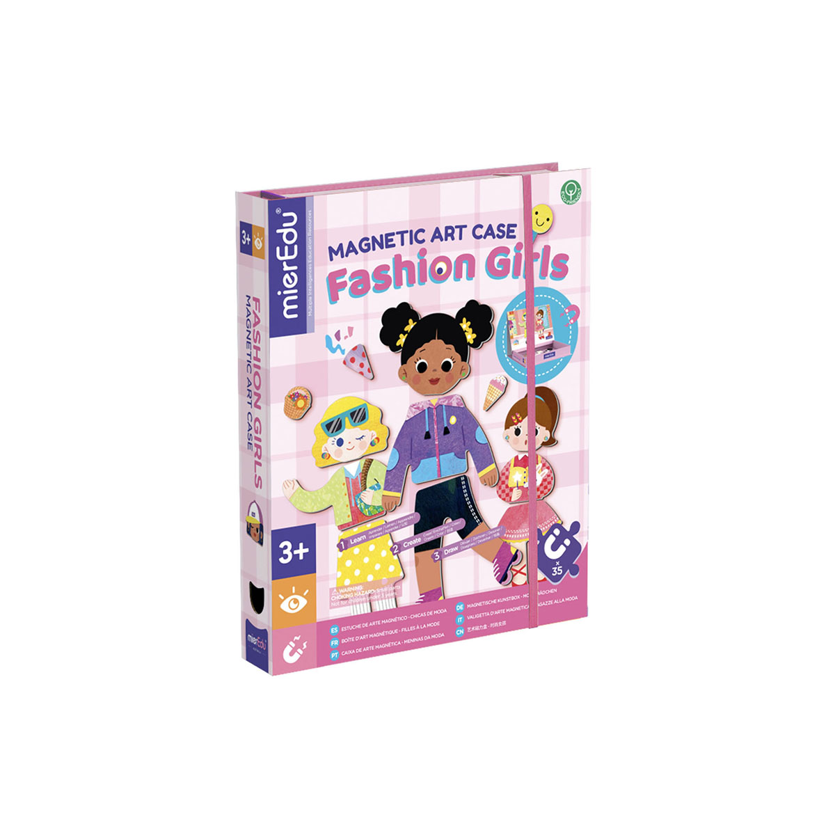 Магнетен сет за игра 'Fashion Girls Magnetic Art Case' 