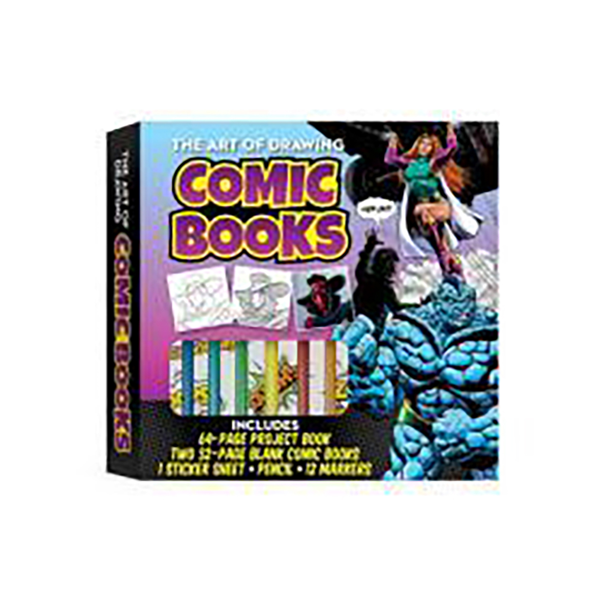 Comics Names Drawing The Art of Drawing Comic Books Kit: Learn to draw comic book characters ...
