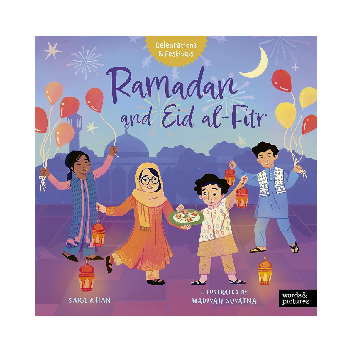 words pictures Ramadan and Eid al-Fitr (Celebrations Festivals). 