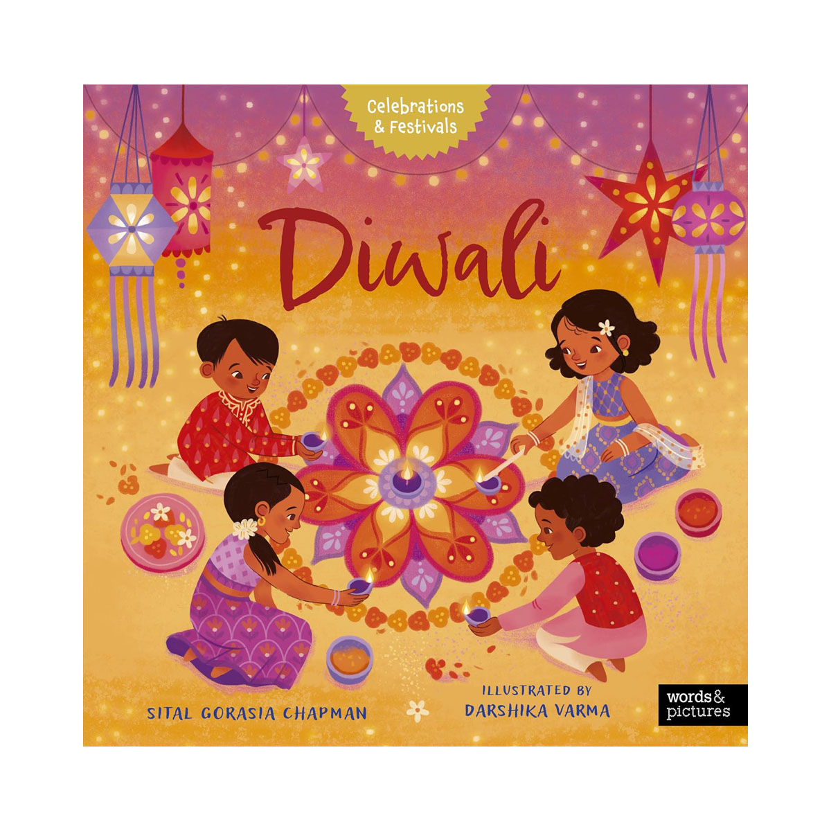words pictures Diwali (Celebrations Festivals). 