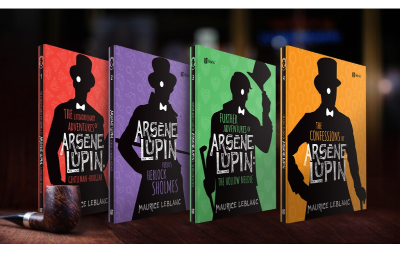 Четири книги на англиски јазик за принцот на крадците, Арсен Лупен, достапни во книжарниците на Литература.мк