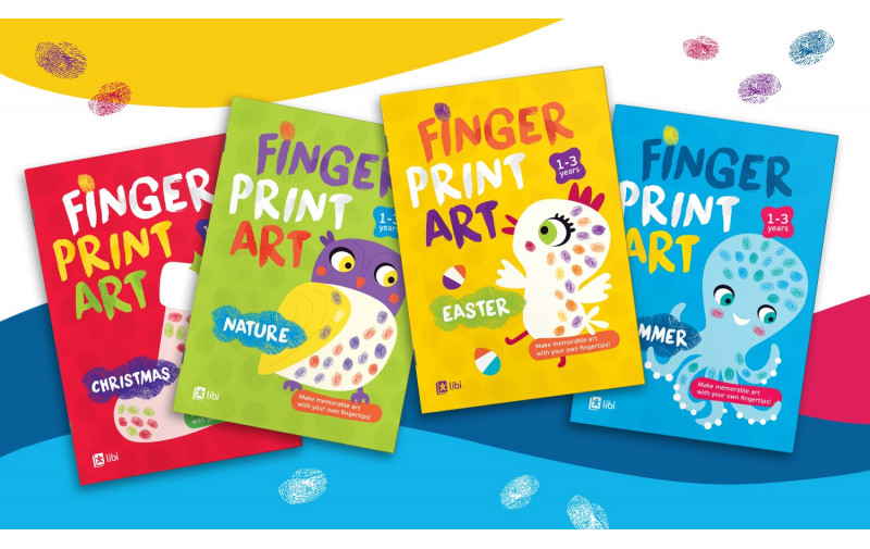 Fingerprint Art: Боенки со кои децата создаваат уметност со отпечатоци од прсти
