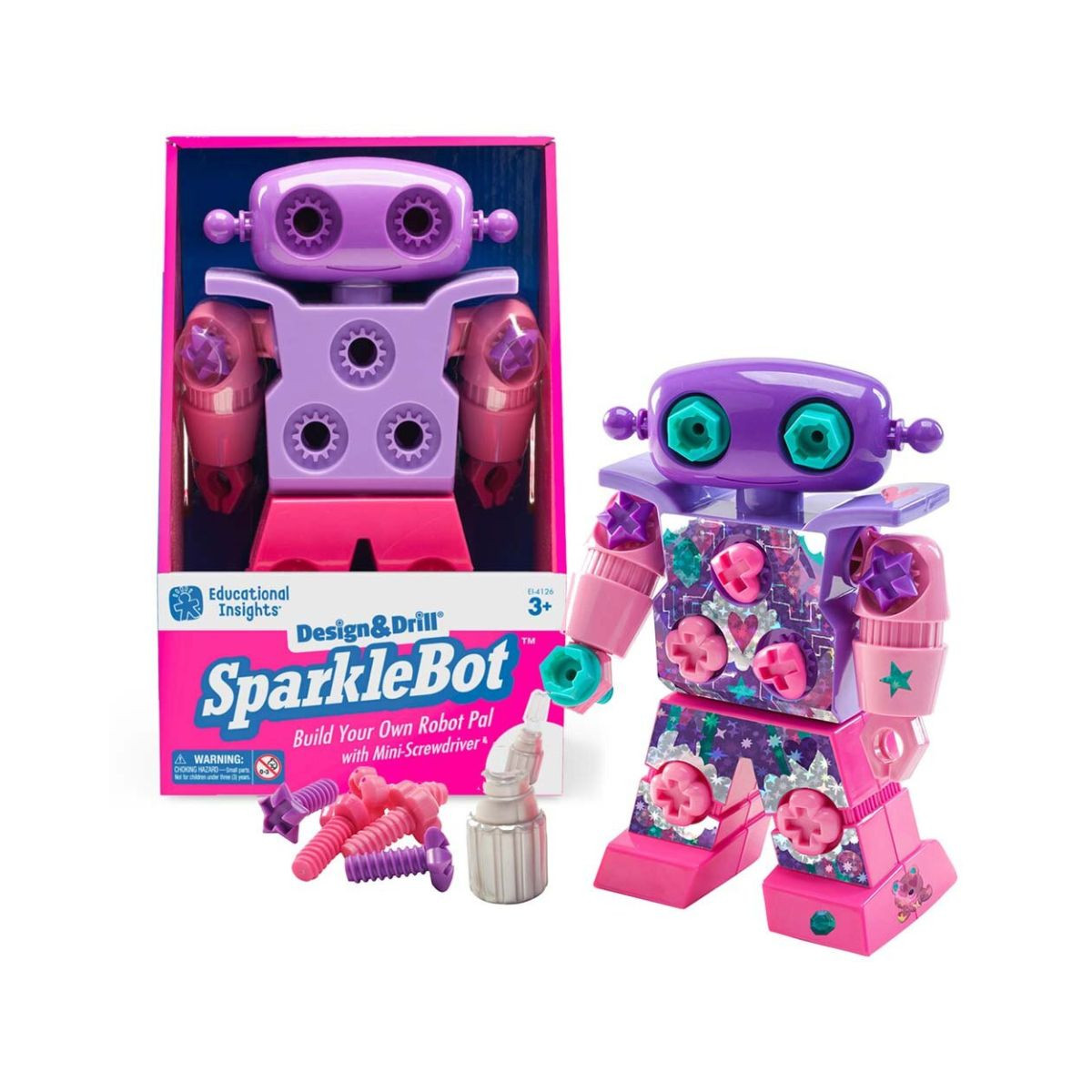СТЕМ сет, Design & Drill® Sparklebot™ 