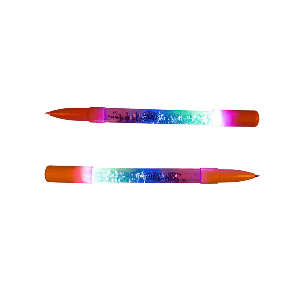 Пенкало со глитер и LED светло, 2 бои 