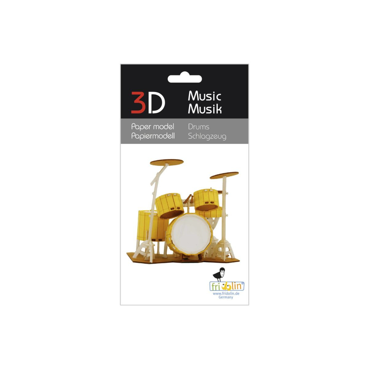 3D модел од хартија - Тапани 