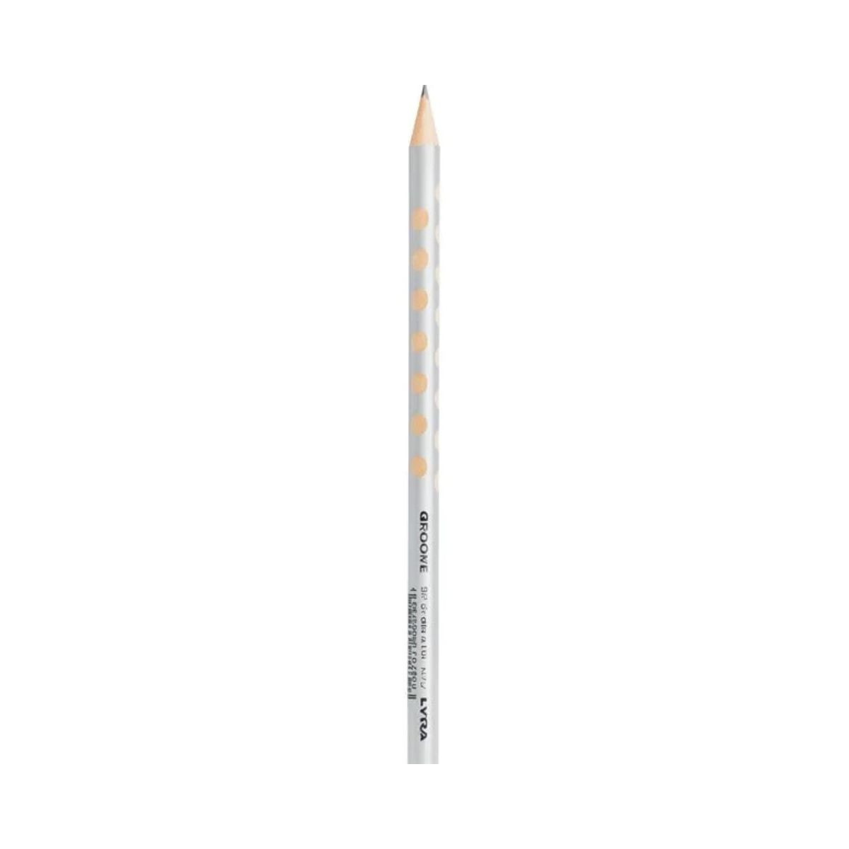 Молив, LYRA Groove - Metallic Silver, HB 